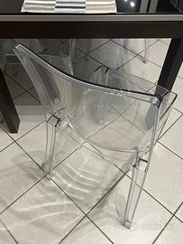 sedie in policarbonato modello cristal light