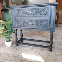 Mobile ingresso multiuso legno grigio