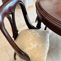 Tavolo in legno allungabile piu sedie (5)