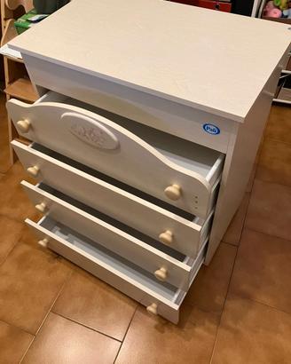cassettiera per bambini