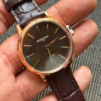 Orologio Rodania meccanismo svizzero vetro zaffiro