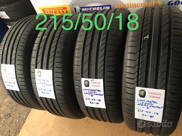 Gomme 215/50/18 Nuove e usate otime condizioni