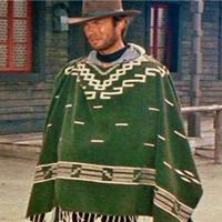poncho Eastwood originale in lana lanswool 