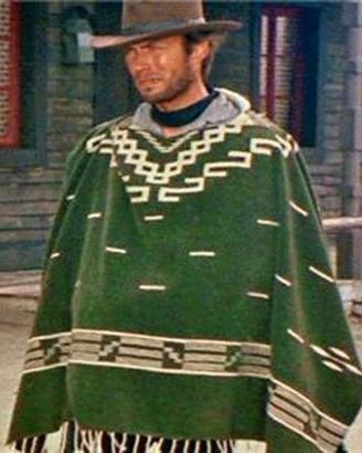 poncho Eastwood originale in lana lanswool 