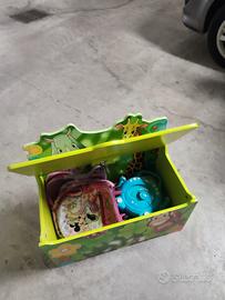 cassa panca porta giocattoli 