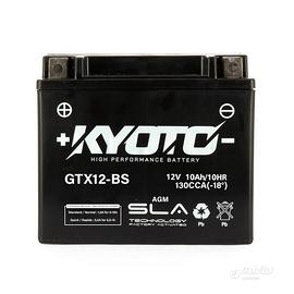 BATTERIA KYOTO GTX12-BS AGM 12V 10AH CCA 130 PER S