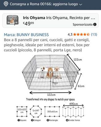 Recinto per cane