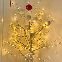 Albero luci incorporate 22  palline vetro soffiato