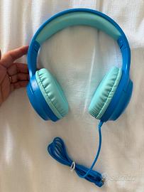 Cuffie bambini con microfono e limitatore volume