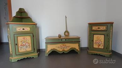 Set Mobili in legno artigianali 