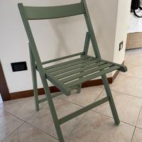 set 4 sedie in legno