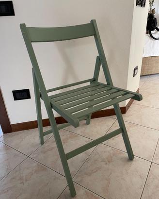 set 4 sedie in legno