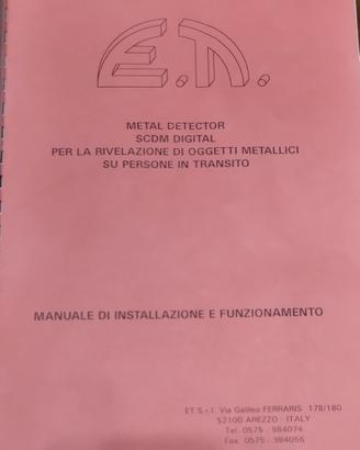 Doppia porta blindata con metal detector