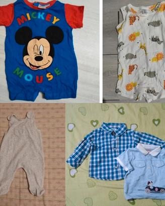 set abbigliamento 1-3 mesi
