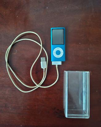 iPod Nano 4ª Gen 8GB Azzurro + Accessori