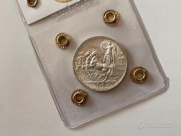 1 Lira 1917 Quadriga Briosa Argento FDC