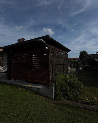Gazebo legno lamellare