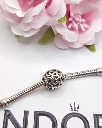 Charm originale pandora openwork cuori