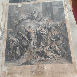 Due grandi incisione settecentesche
