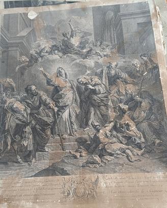 Due grandi incisione settecentesche