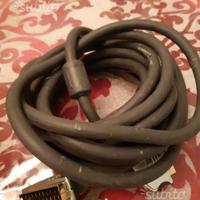 3 cavi SCART qualità 5 e 3 metri contatti dorati