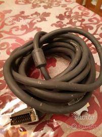 3 cavi SCART qualità 5 e 3 metri contatti dorati