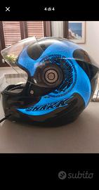 Casco shark fluo