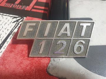 Scritta Fiat 126