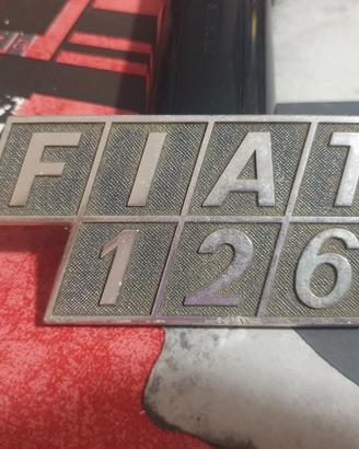 Scritta Fiat 126