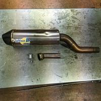 LeoVince SBK titanio carbonio Triumph Daytona 