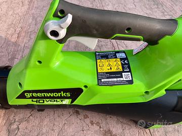 Soffiatore a batteria Greenworks 40V