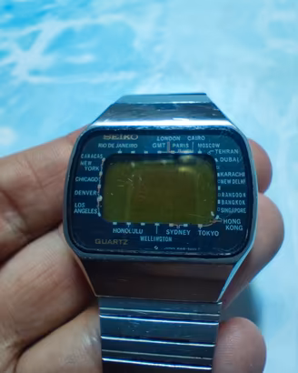 Seiko M158-5000 Vintage World Time/Pan Am 