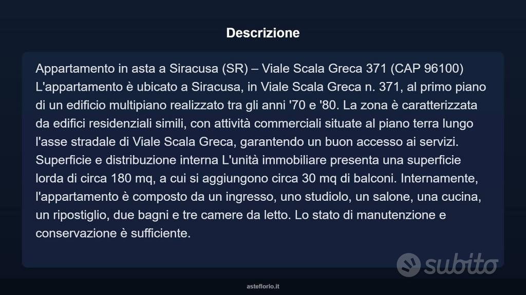 Appartamento – Siracusa, Scala Greca - Vista 4