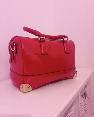 Borsa in vernice Rossa
