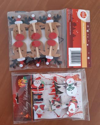 Set n.12 mollette natalizie Nuove