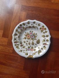 Vecchio piatto ceramica Molaroni Pesaro.