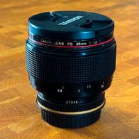 Canon FD 85 1.2 L mount EF