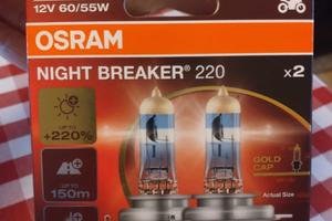 2 lampadine OSRAM H4 Night Breaker 220 Gold Cap
