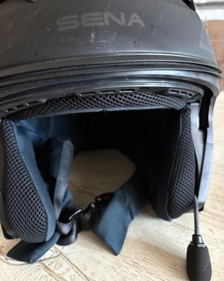 casco moto Sena Tg M con Bluetooth
