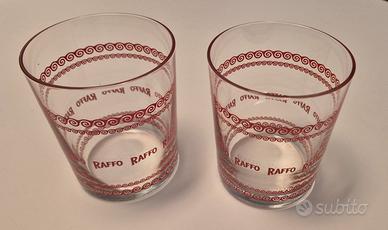 Due bicchieri vetr,o collezione ed.limitata  Raffo