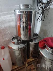 Contenitori acciaio da 50 litri