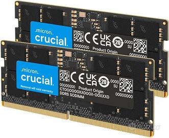 Crucial RAM 32GB Kit (2x16GB) DDR5 5600MHz