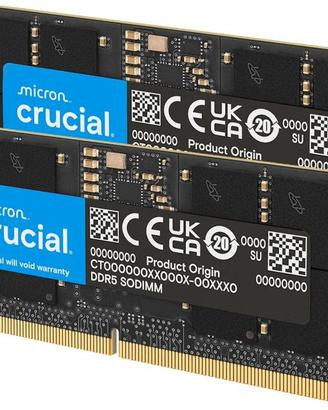 Crucial RAM 32GB Kit (2x16GB) DDR5 5600MHz