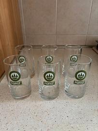 Set 6 Bicchieri Birra Forst originali
