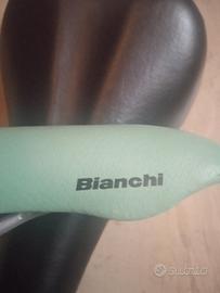 Sellino bici da corsa Bianchi verde acqua e Wader