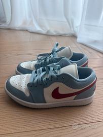 Air Jordan - Scarpe 1 Low Blue Whisper
