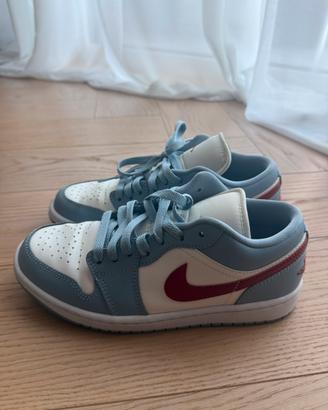 Air Jordan - Scarpe 1 Low Blue Whisper
