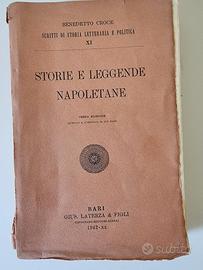 Benedetto Croce Storie e leggende napoletane 1942