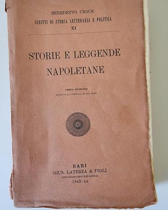Benedetto Croce Storie e leggende napoletane 1942