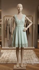 abito corto verde acqua Guess 